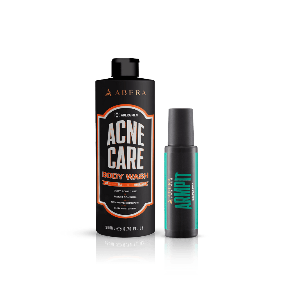 Abera Men AHA–BHA Body Wash 350ml | Deep Cleanse & Back Acne Solution for Men