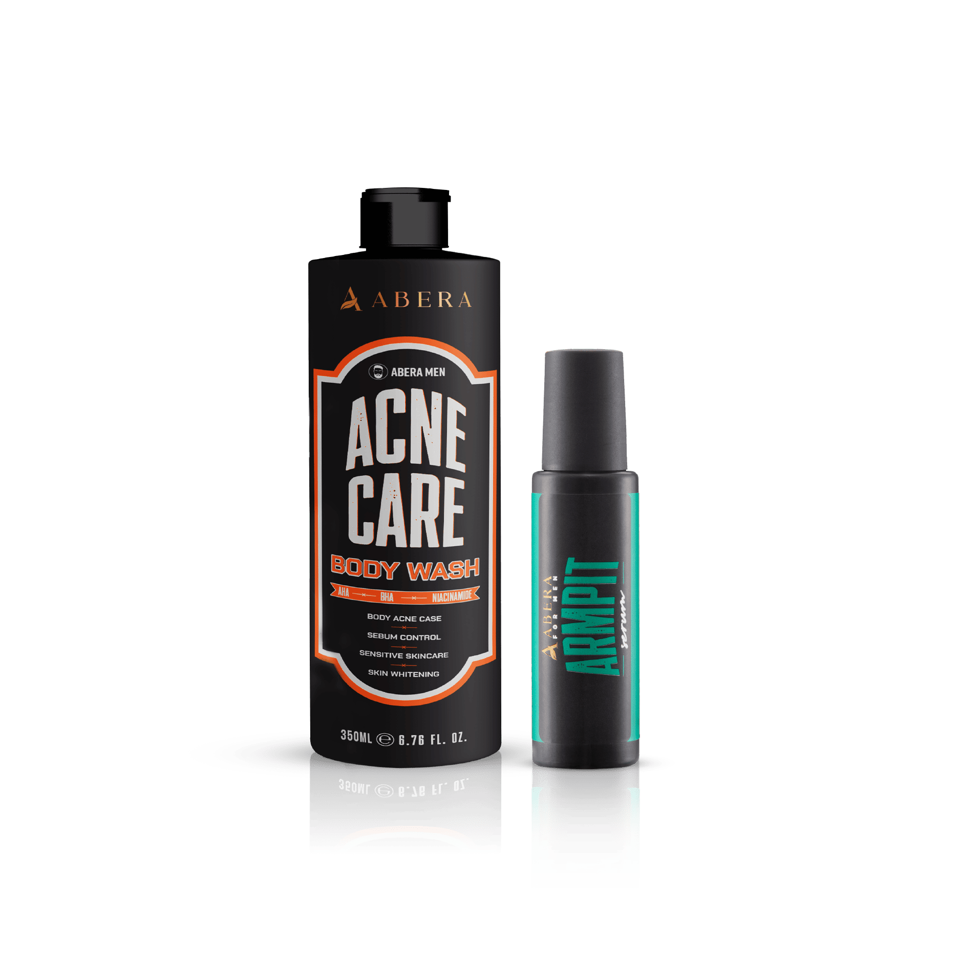 Abera Men AHA–BHA Body Wash 350ml | Deep Cleanse & Back Acne Solution for Men