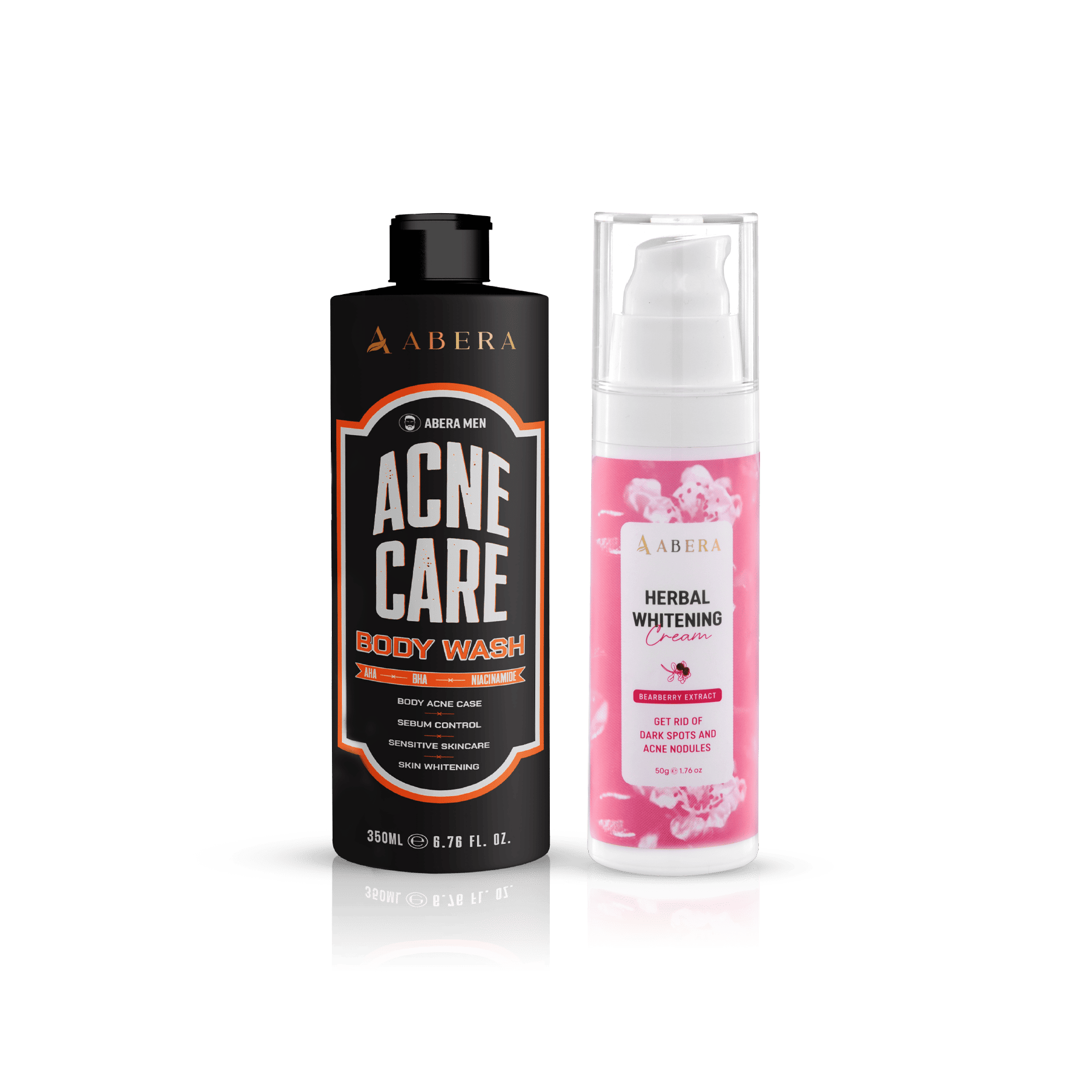 Abera Men AHA–BHA Body Wash 350ml | Deep Cleanse & Back Acne Solution for Men