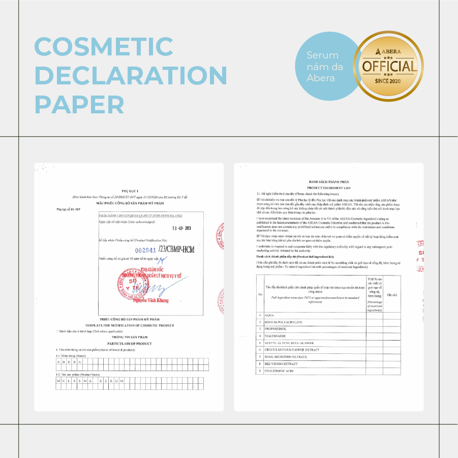 Abera Melasma Serum Treatment 30ml