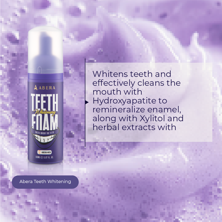 Abera Men Teeth Whitening Foam
