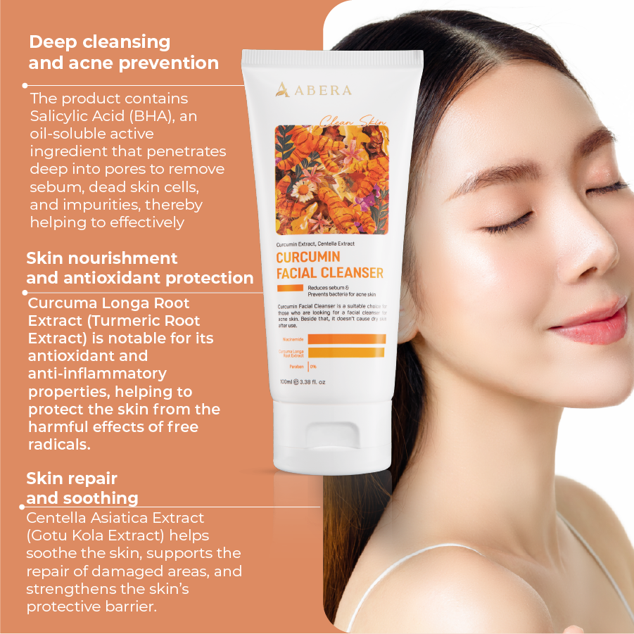 Abera Turmeric Face Wash Gel 100ml
