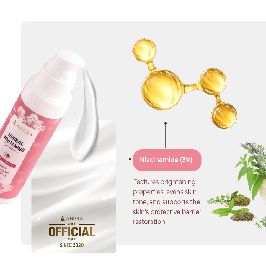 Abera Herbal Body Brightening Cream 50ml