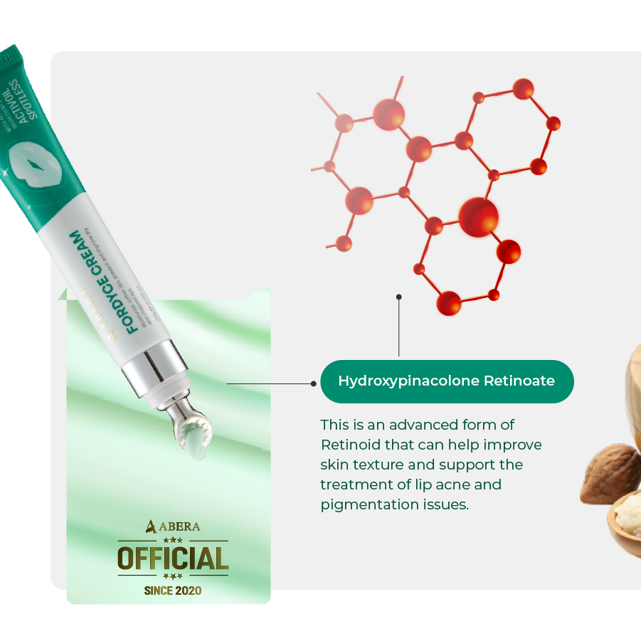 Abera Fordyce Lip Acne Cream 20ml | Gentle Care for Fordyce Spots & Lip Bumps