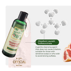 Abera Pink Grapefruit Shampoo 180ml | Gentle Clean & Nourishing Hair Care