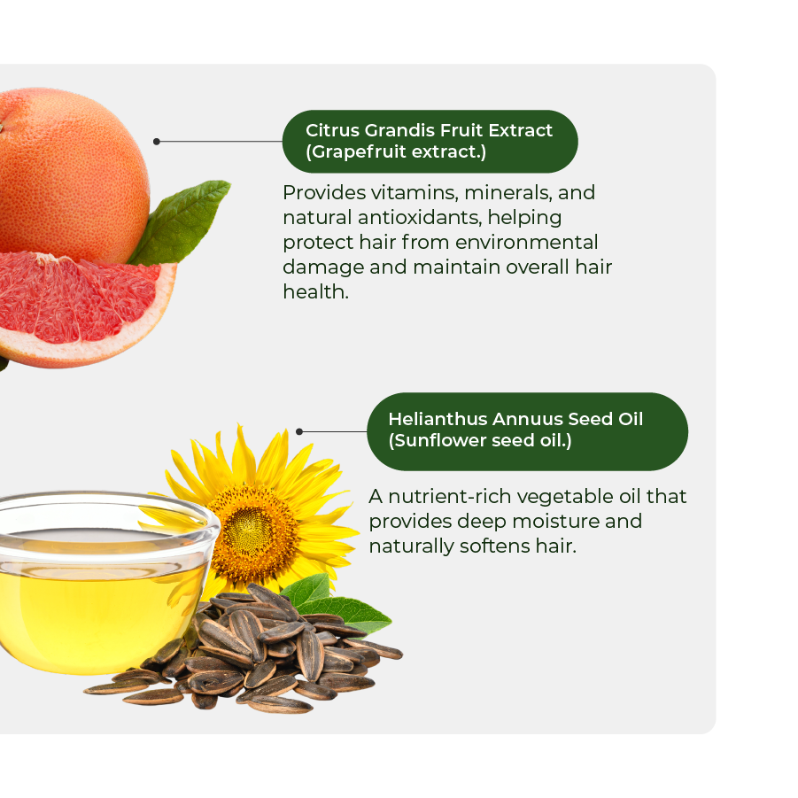 Abera Pink Pomelo Hair Serum 50ml |Smooth, Strong & Shiny Hair