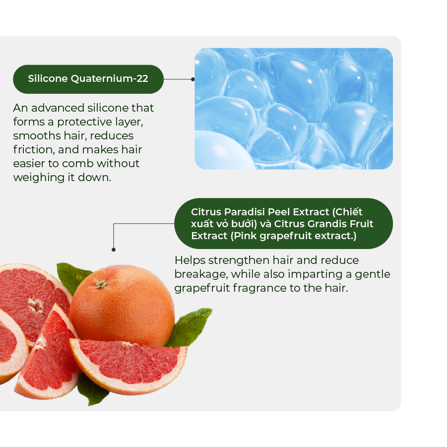 Abera Pink Grapefruit Shampoo 180ml | Gentle Clean & Nourishing Hair Care