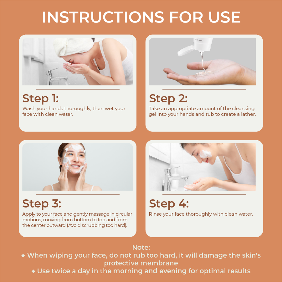 Abera Turmeric Face Wash Gel 100ml