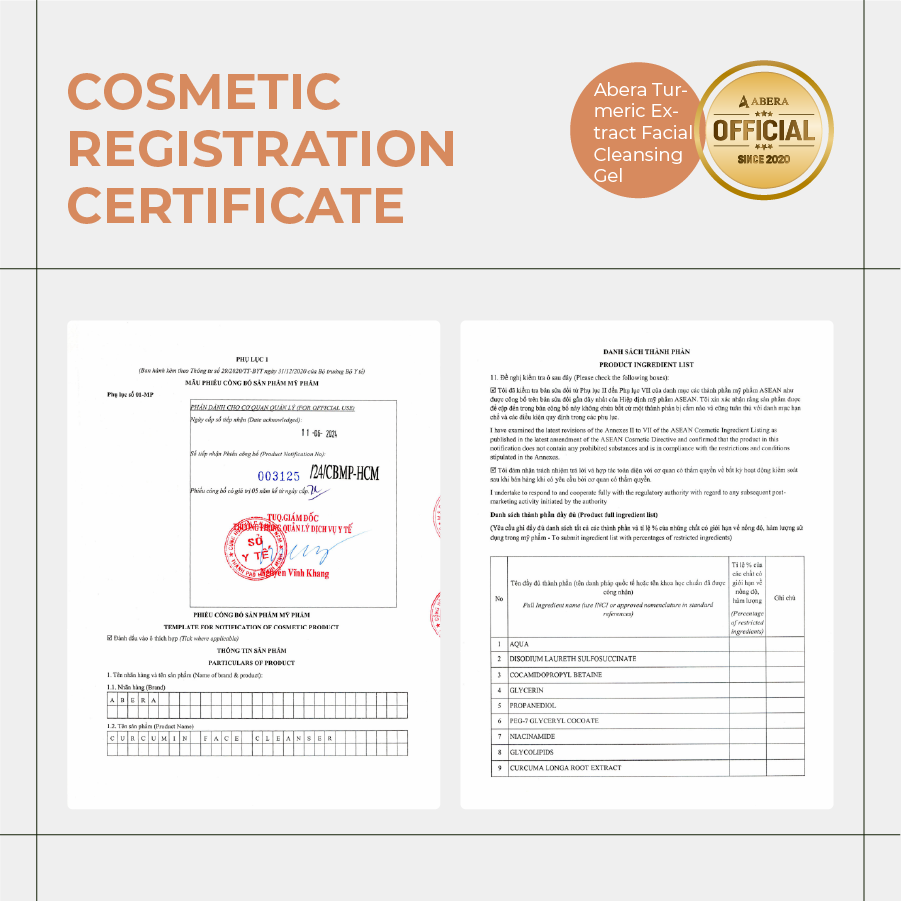 Abera Turmeric Face Wash Gel 100ml