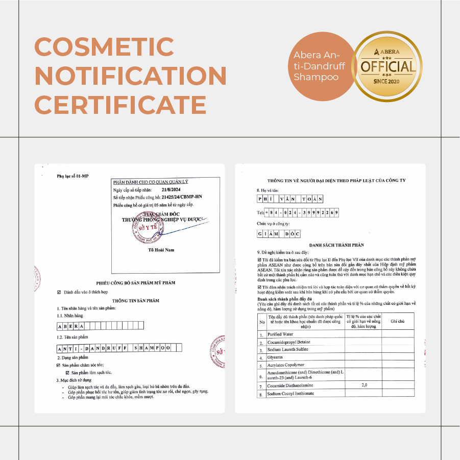 Abera Men Anti-Dandruff Shampoo 200ml