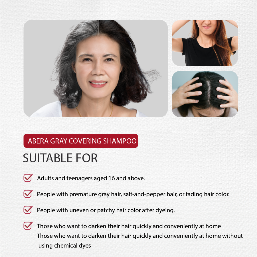 Abera Hair Darkening Shampoo 300ml